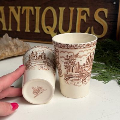 Стакан Maastricht Petrus Regout British Castles 230 мл Голландия 125 лет 