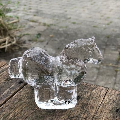 Статуэтка Лошадь 11 см хрусталь Швеция Pukeberg