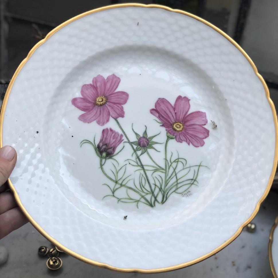 Тарелка 24 см Мальва B&G Copenhagen Porcelain Дания