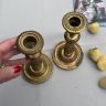 Подсвечник на 1 свечу 20 см латунь 