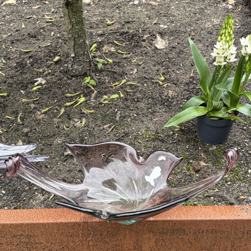  Ваза Murano Mid century modern 56 см цветное стекло ручная работа