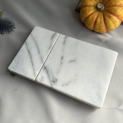 Доска подставка для сыра 13х20 см мрамор