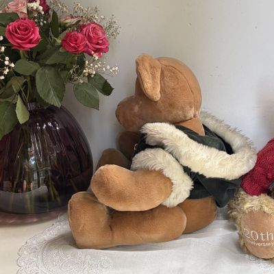 Мягкая игрушка Harrods Christmas Teddy Bear 2001 Scott 34 см Англия