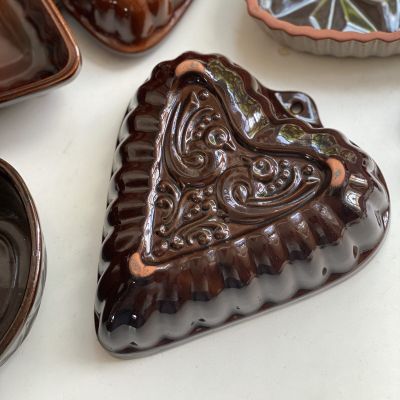 Форма для запекания 22 см Сердце керамика Германия