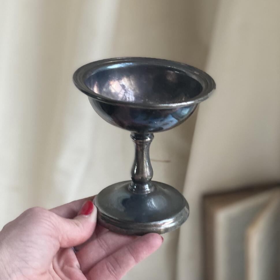 Креманка 10 см мельхиор патина