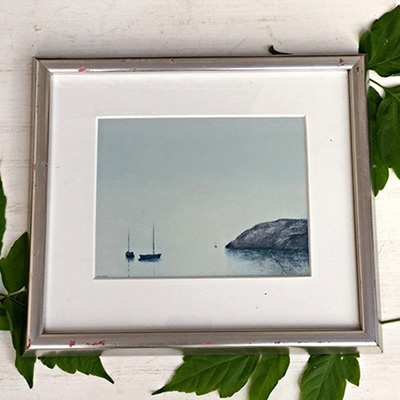 Репродукция в металлической раме, печать