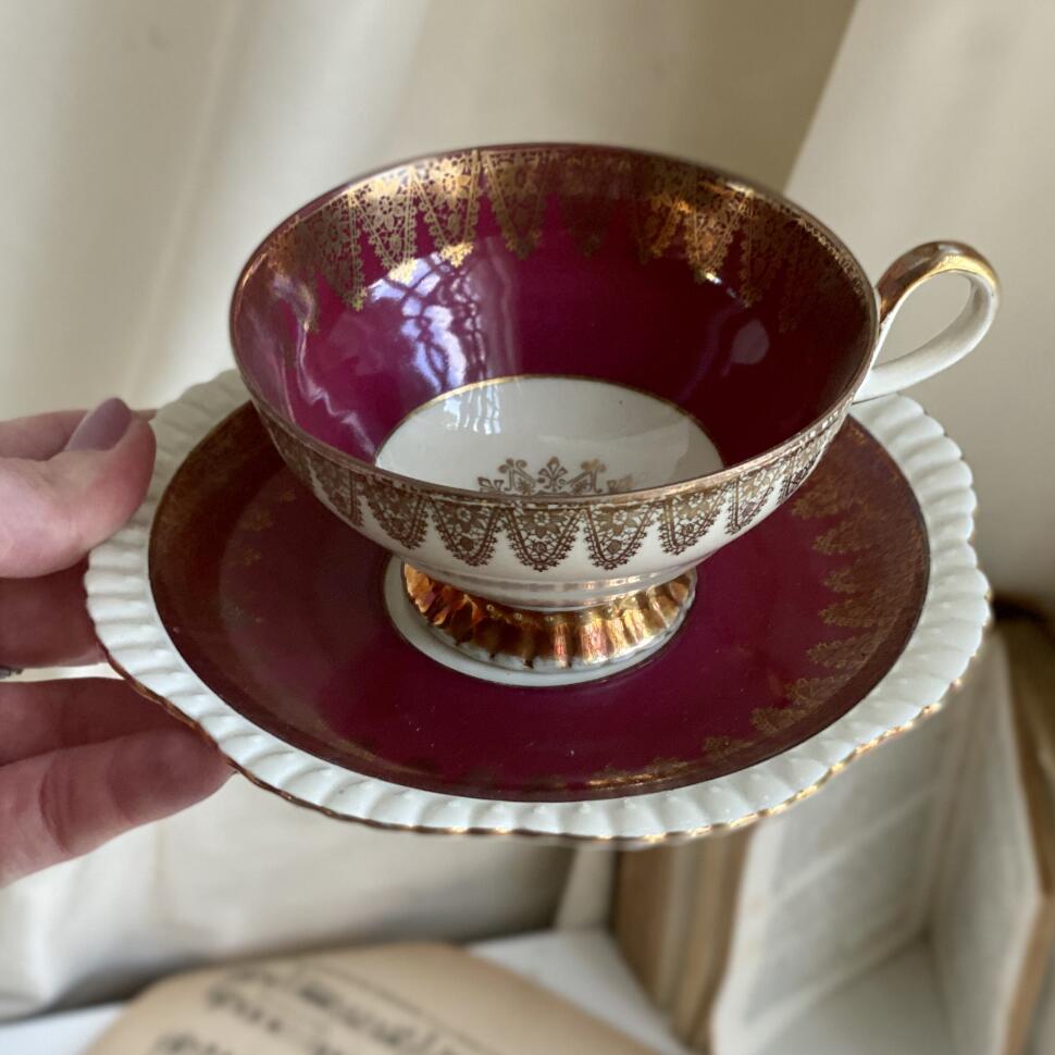 Чайная пара 200 мл Германия фарфор