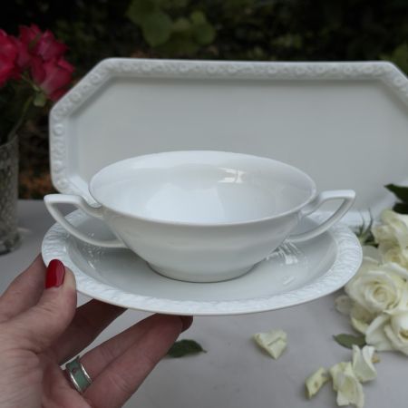 Бульонная пара Rosenthal Maria Classic Rose белый 300 мл Германия