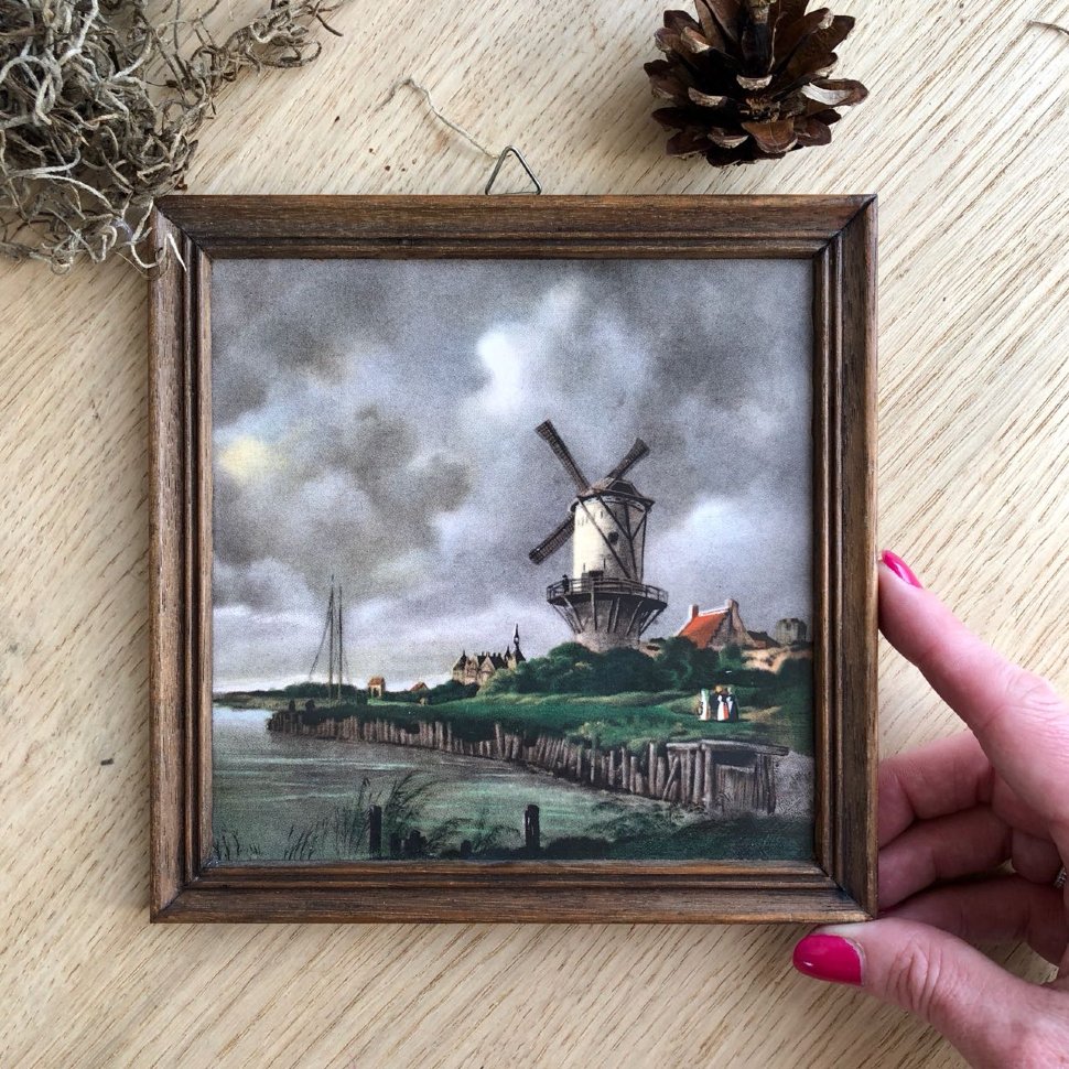 Плитка изразец Мельница Германия