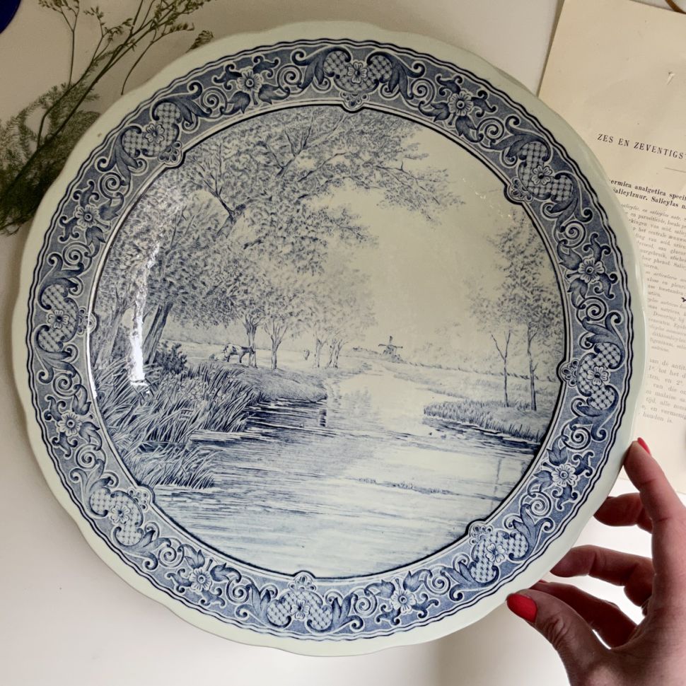 Тарелка блюдо Boch Delfts 31 см 