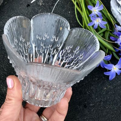 Подсвечник 11 см веточки stro хрусталь Швеция