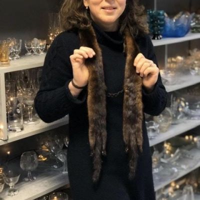 Воротник боа норка