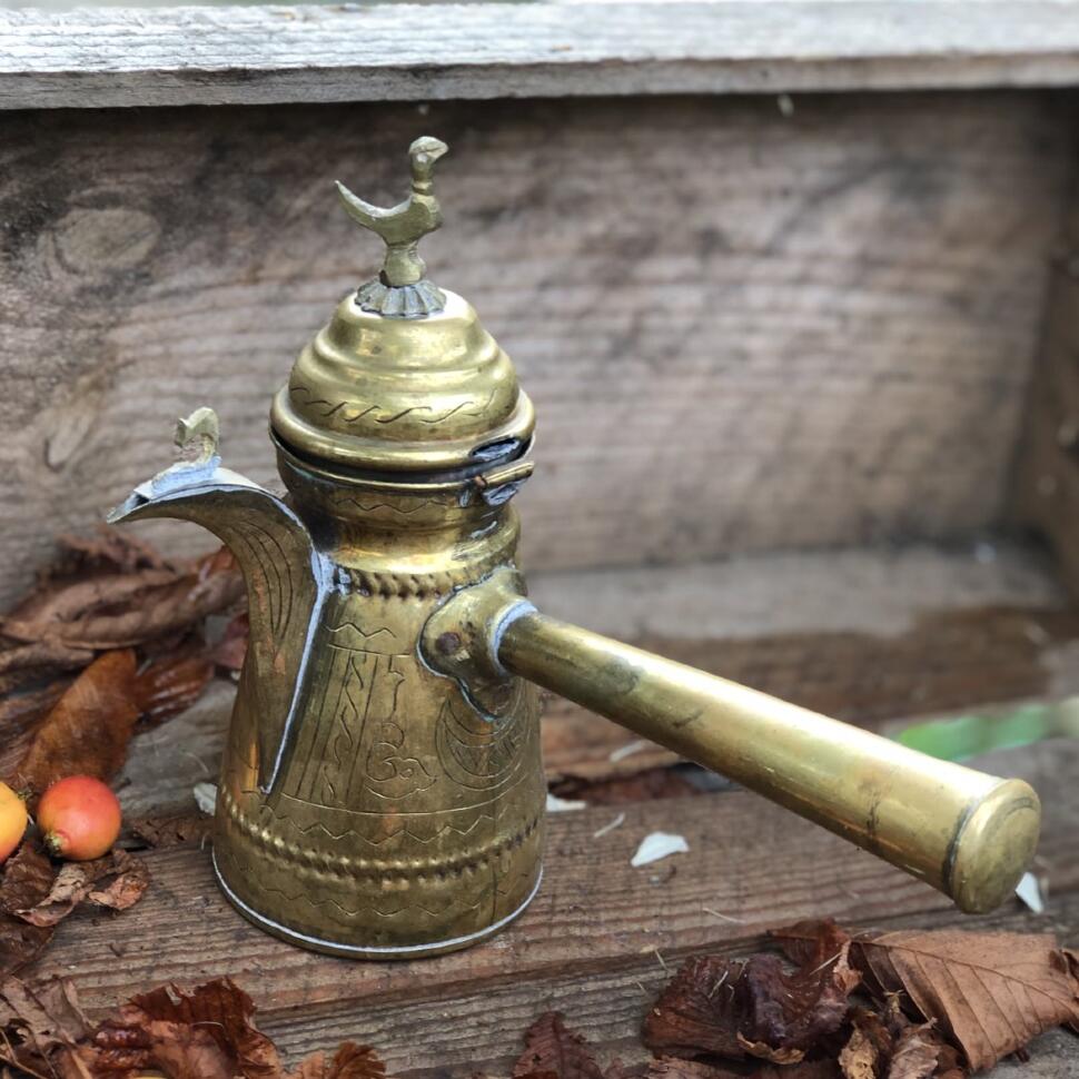 Кофейник в восточном стиле латунь