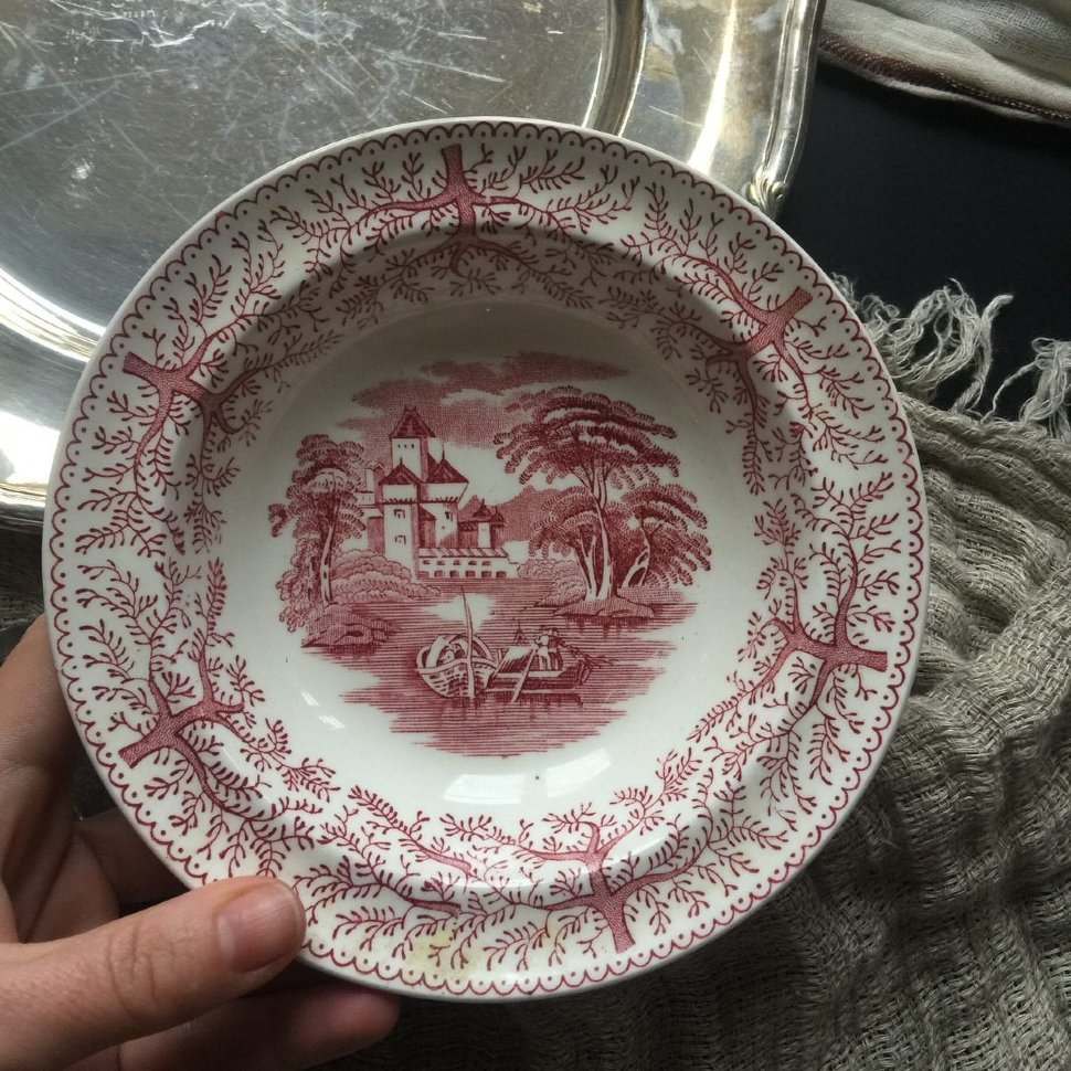 Тарелка миска Vista Victoria Porcelain Англия 16,5 см