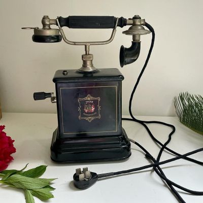 Телефонный аппарат Jydsk Telefon-Aktieselskab 1890 гг. Дания