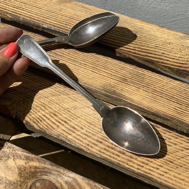 Ложка столовая WMF 60 18 см Германия мельхиор серебрение