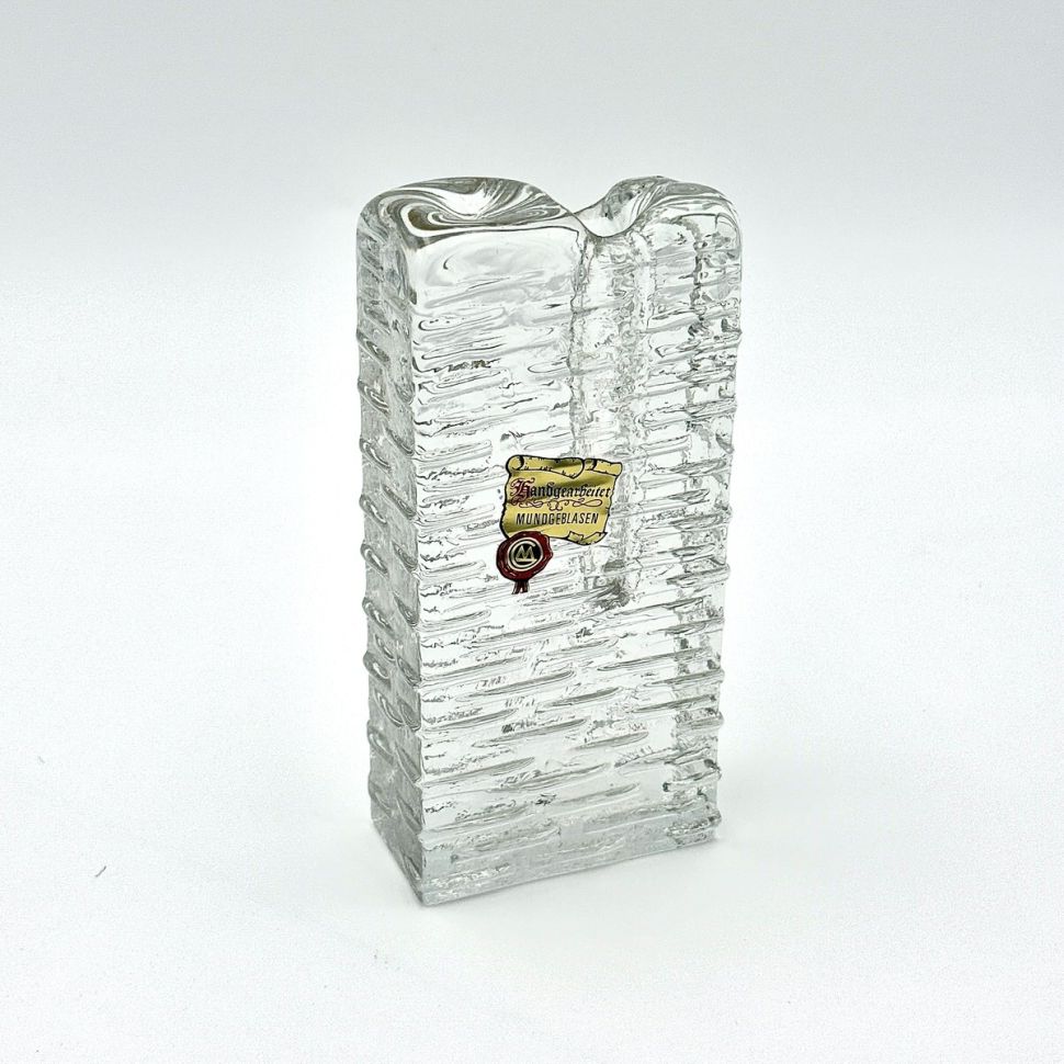 Ваза солифлер 16 см хрусталь Германия мид-сенчури