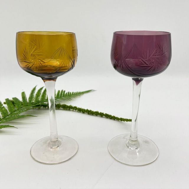 Бокалы набор 2 шт накладной хрусталь 160 мл Германия