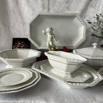 Чайник Ph.Rosenthal Maria с золотой каймой 1,8 л Германия 1927 г   