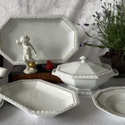 Чайник Ph.Rosenthal Maria с золотой каймой 1,8 л Германия 1927 г   