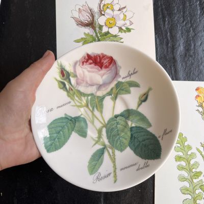 Тарелка Roy Kirkham Redoute Roses 17 см Англия