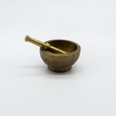 Ступка мини с пестиком латунь