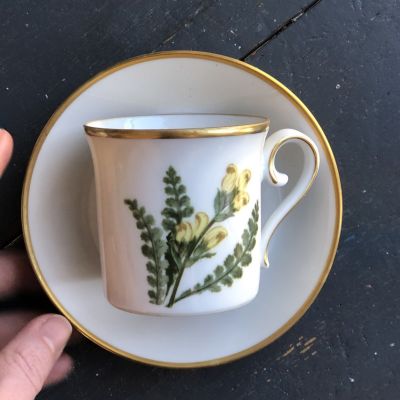Кофейная пара 125 мл Kung Karls spira Svenska Landskapsblommor Швеция
