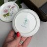 Блюдце подставка Crown Staffordshire Roch Garden 10 см костяной фарфор Англия