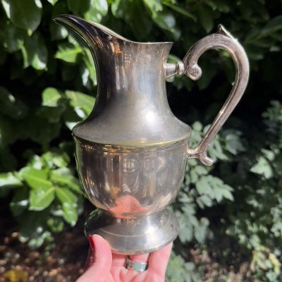 Кувшин 1 л латунь серебрение Франция  