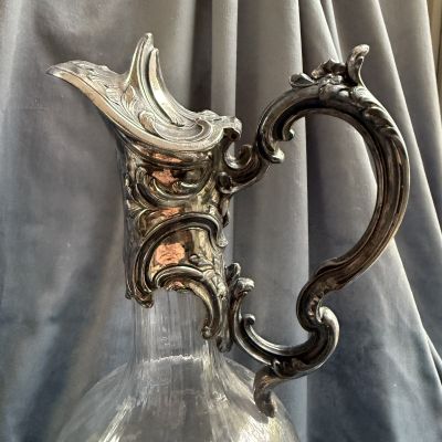 Графин для вина серебрение Франция