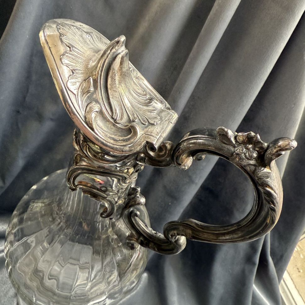 Графин для вина серебрение Франция