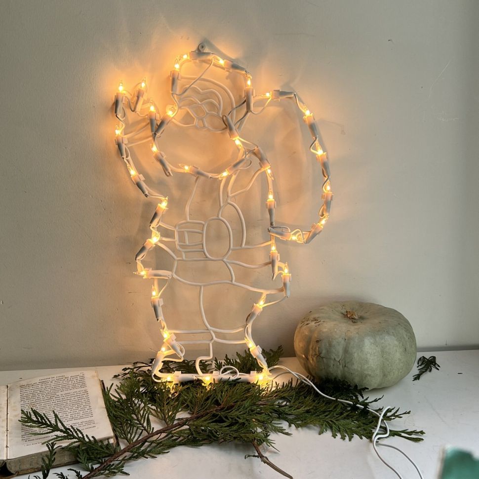 Декор на окно электрический Santa Klaus 43 см