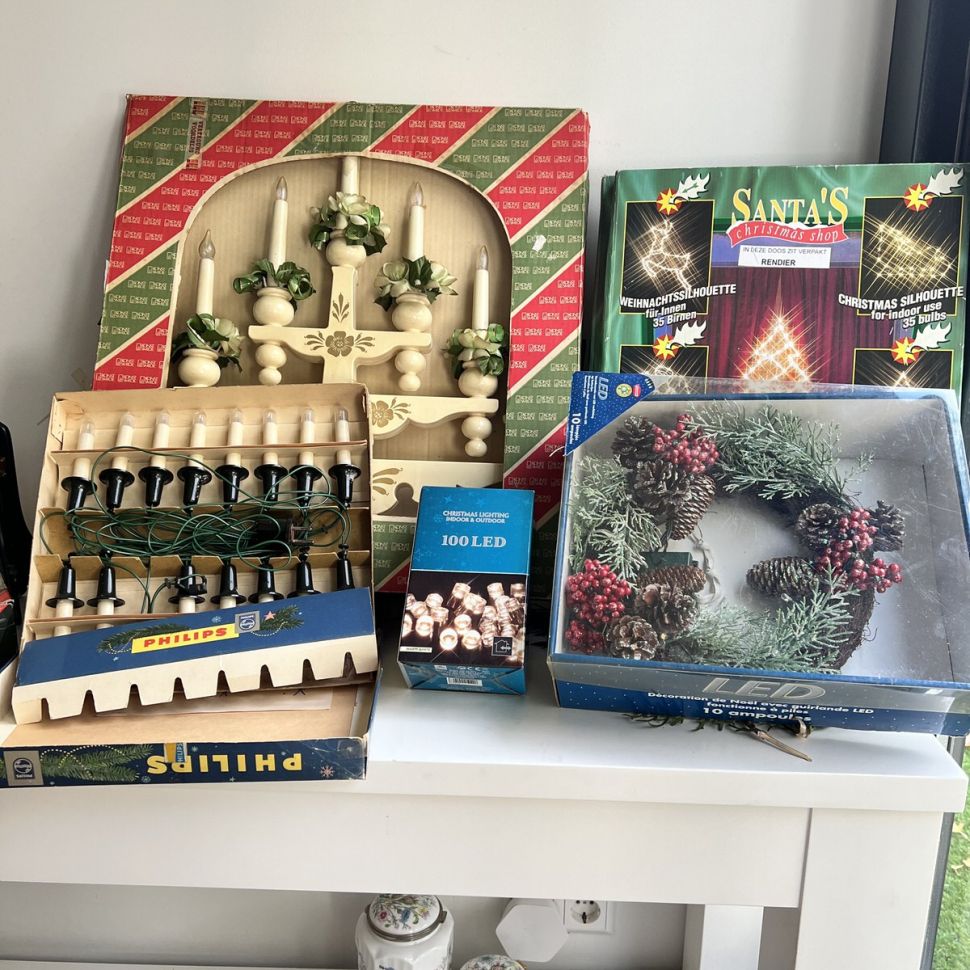 Декор на окно электрический Santa Klaus 43 см