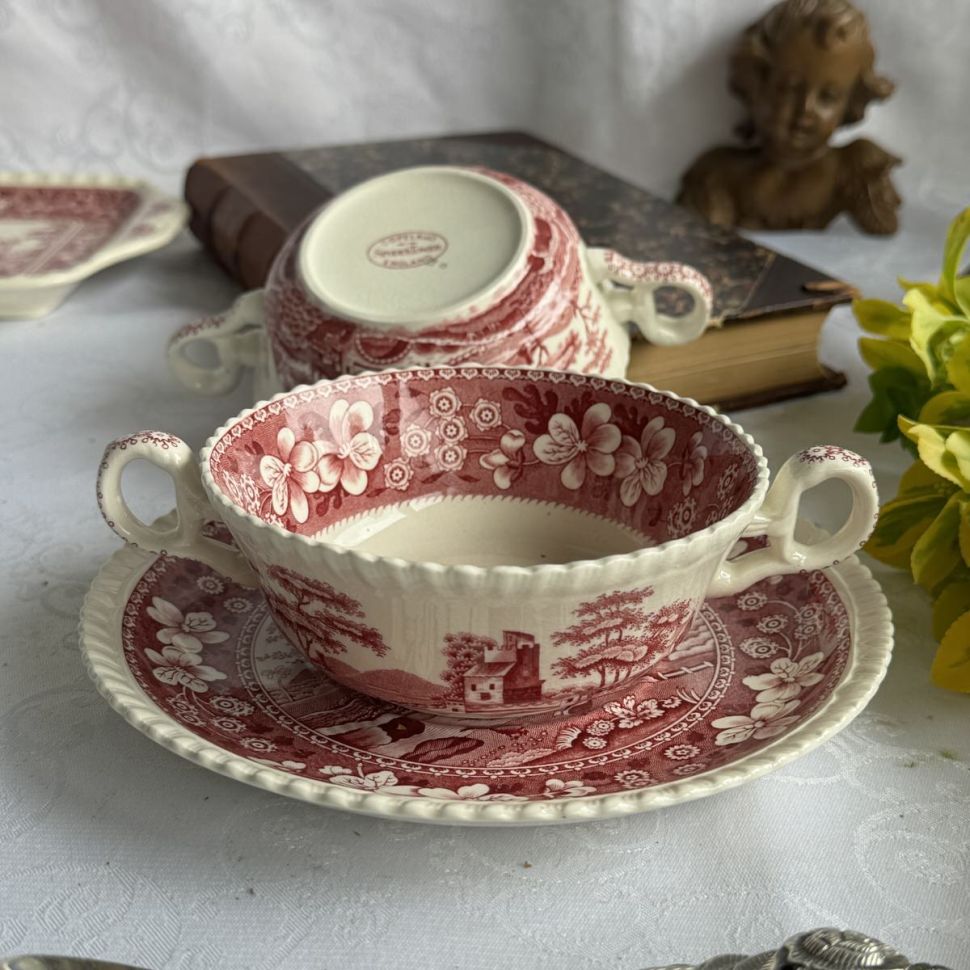 Бульонная пара Copeland Spodes Tower 300 мл Англия