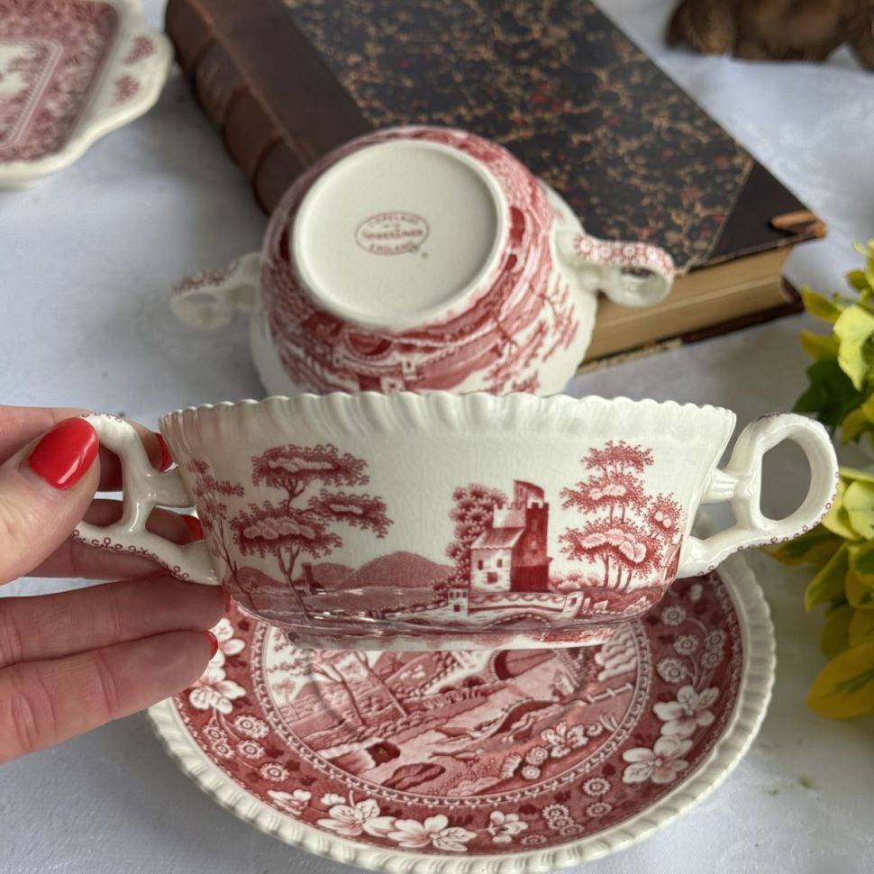 Бульонная пара Copeland Spodes Tower 300 мл Англия