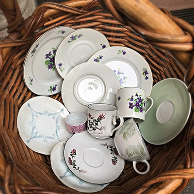 Лом фарфор цветной Розенталь и Бавария