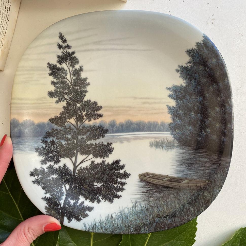 Тарелка номерная 21 см Konigszelt Bayern 1991 Sommer Лето