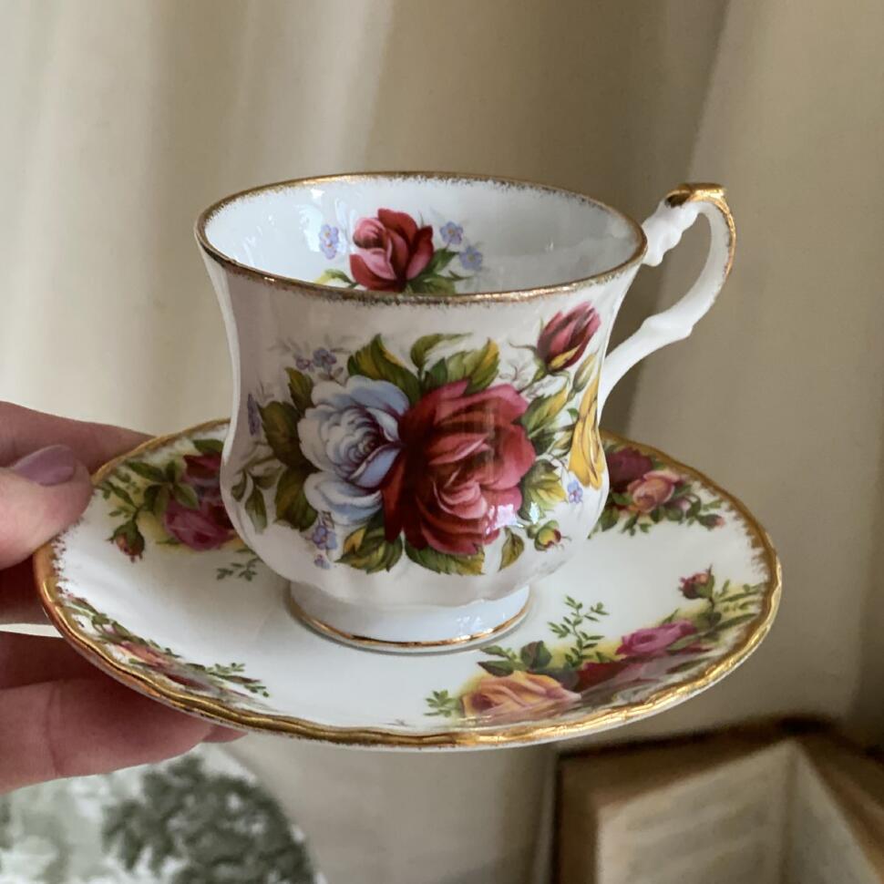 Кофейная пара 130 мл Royal Albert & Queen's Англия