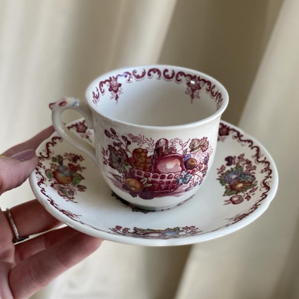 Кофейная пара 125 мл Mason's Patentironstone China фарфор Англия