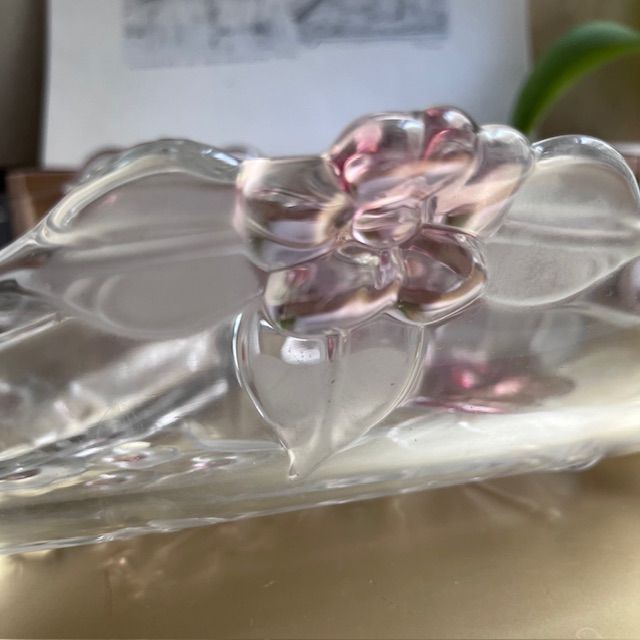 Блюдо менажница 27 см хрусталь Германия