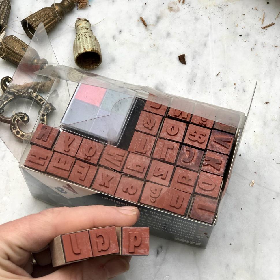 Штамп-оттиск, набор