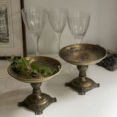 Подставка подсвечник 14 см бронза