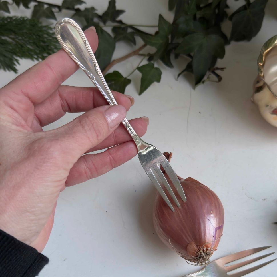 Вилка трезубец BSF 14 см серебрение Германия