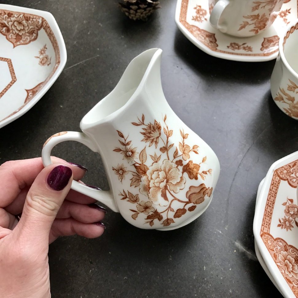 Молочник Old Pekin Royal Staffordshire