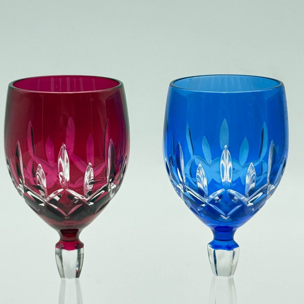 Рюмка набор 4 шт. 75 мл цветной хрусталь Германия