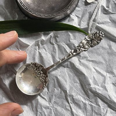 Ложка для сахара 10 см серебро