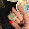 Подвеска погремушка 4,5 см серебро Франция
