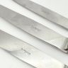 Нож столовый St. Medard 25 см серебрение Франция набор 3 шт