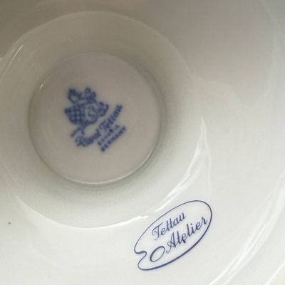 Ваза амфора Лебеди Kaiser Gloria Мейсенский букет 24 см Германия