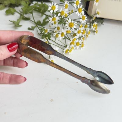 Щипцы для льда и сахара 14 см мельхиор  